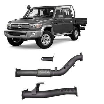 Redback Extreme Duty Exhaust DPF Adaptor Kit for Toyota Landcruiser 76 Series Wagon, 79 Series Single and Double Cab (11/2016 - on) - Brixton 4x4 - Buy Online Now!